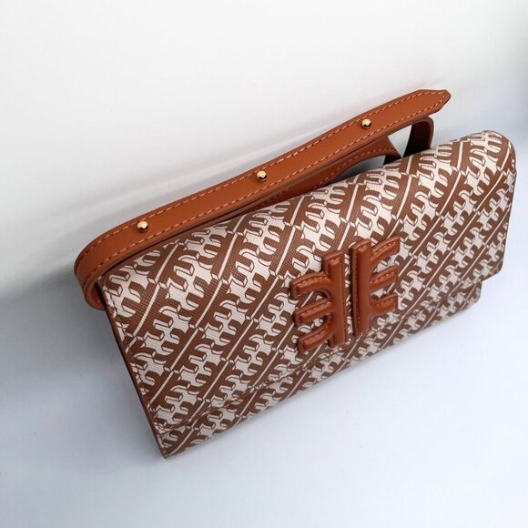 NWT JW PEI FEI FLAP MONOGRAM 2 IN 1 WALLET SHOULDER BAG IN BROWN - OS - Picture 6 of 9